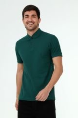 Yeşil Hakim Yaka Garson Lacoste T-Shirt