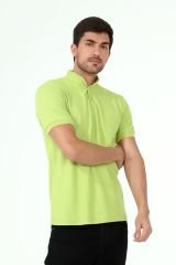 Fıstık Yeşili Hakim Yaka Garson Lacoste T-Shirt