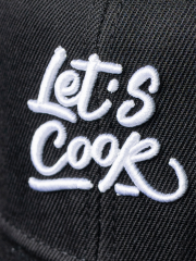 LET'S COOK (Haydi Pişirelim) Nakışlı Aşçı Şapkası