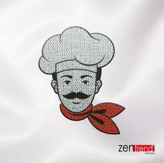 Aşçı Logosu Nakış İşleme Patch