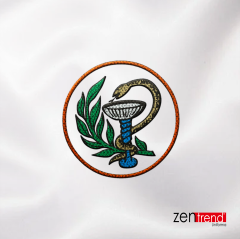 Eczane Logosu Kişiye Özel Nakış İşleme Patch