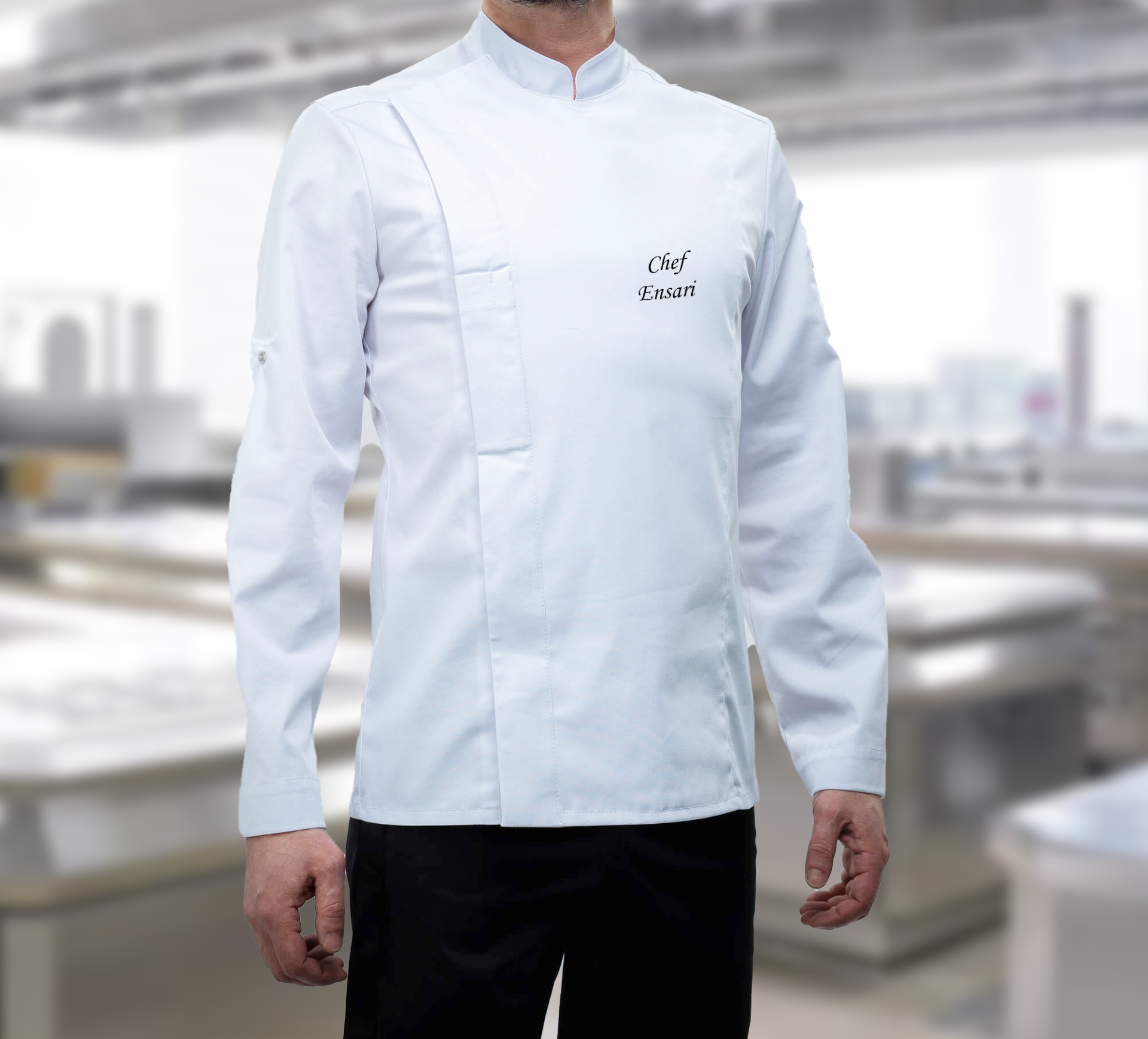 Beyaz Spor Model Aşçı Ceketi: Mutfakta Stil ve Konfor