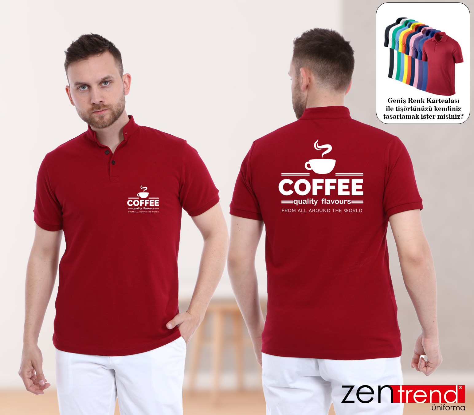 Antalya'ya Özel Logo Baskılı Tişört | Geniş Renk Kartelası | Kendin Tasarla