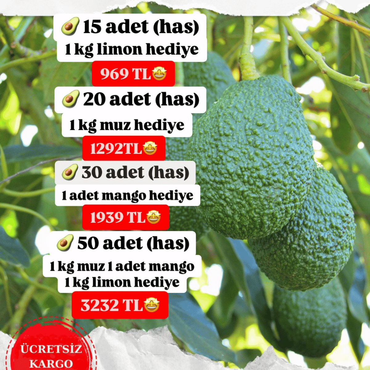 Avantaşlı Has Paketleri