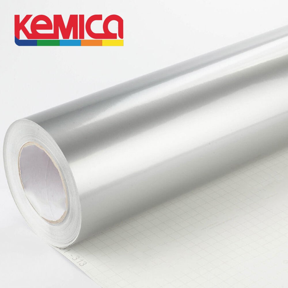 Kemica 3000 Serisi Gümüş Metalik Plotter Kesim Folyosu (122 cm)
