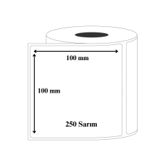 100x100 Termal Barkod Etiketi 500 Sarım