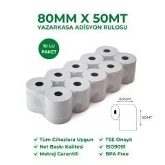 80x50 Termal Rulo