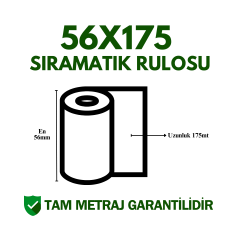 56x175 Sıramatik Rulosu Tam Metraj
