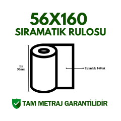 56x160 Sıramatik Rulosu Tam Metraj
