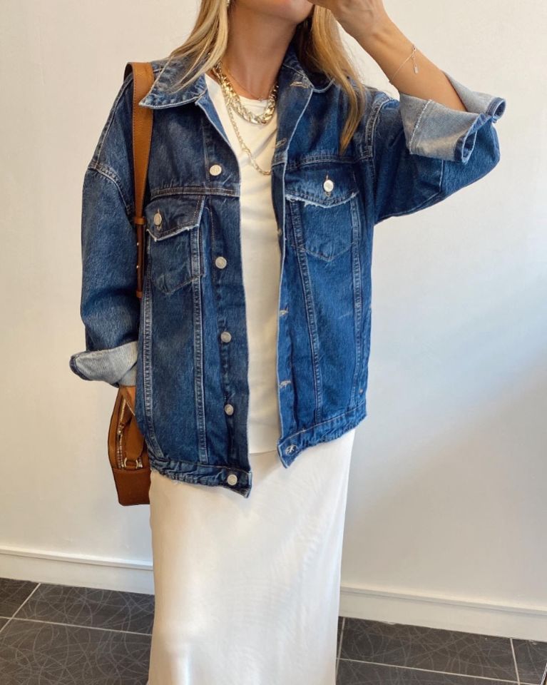 Premium Retro Oversize Denim Ceket