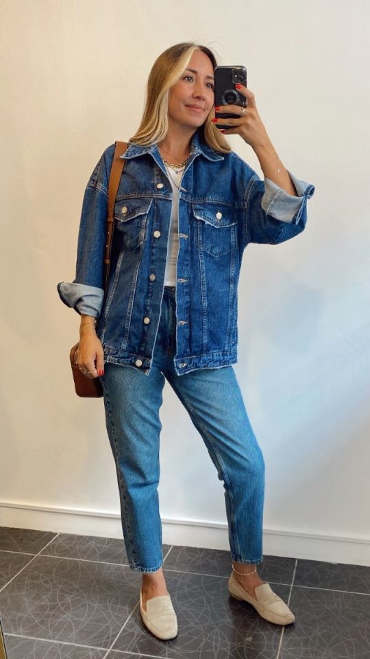 Premium Retro Oversize Denim Ceket