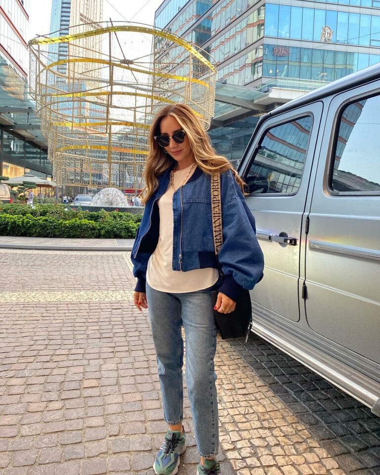 Premium Mavi Mom Jean Pantolon