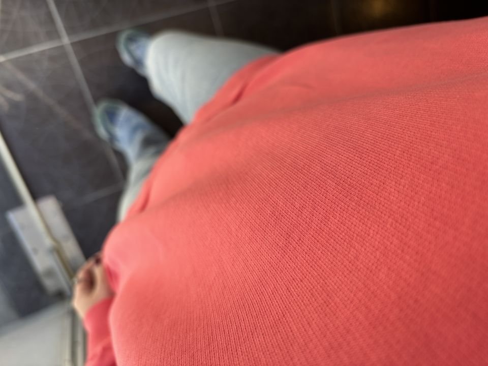 Bisiklet Yaka California Sweatshirt Pembe
