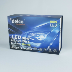 Hır2 9012 Delco U.s.a İnvictus Led Xenon Far Ultra Pro 20000 Lm Ufuk Çizgili Süper Güç