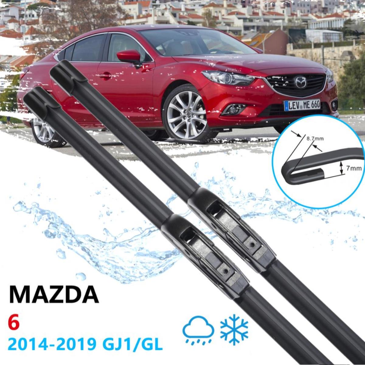 MAZDA 6 ÖN CAM MUZ SİLECEK TAKIMI 2014--2019