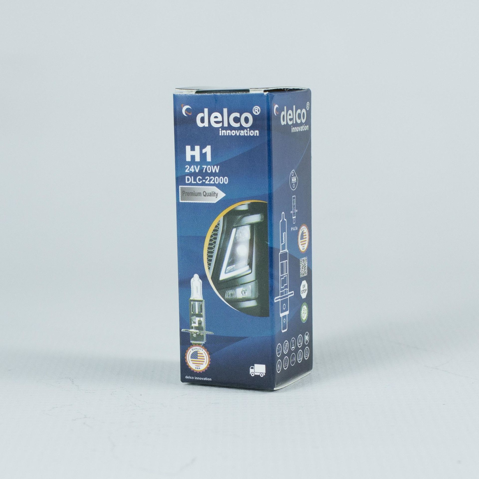 DELCO U.S.A H1 24 VOLT HALOGEN AMPUL 70W P14.5S 10 ADET