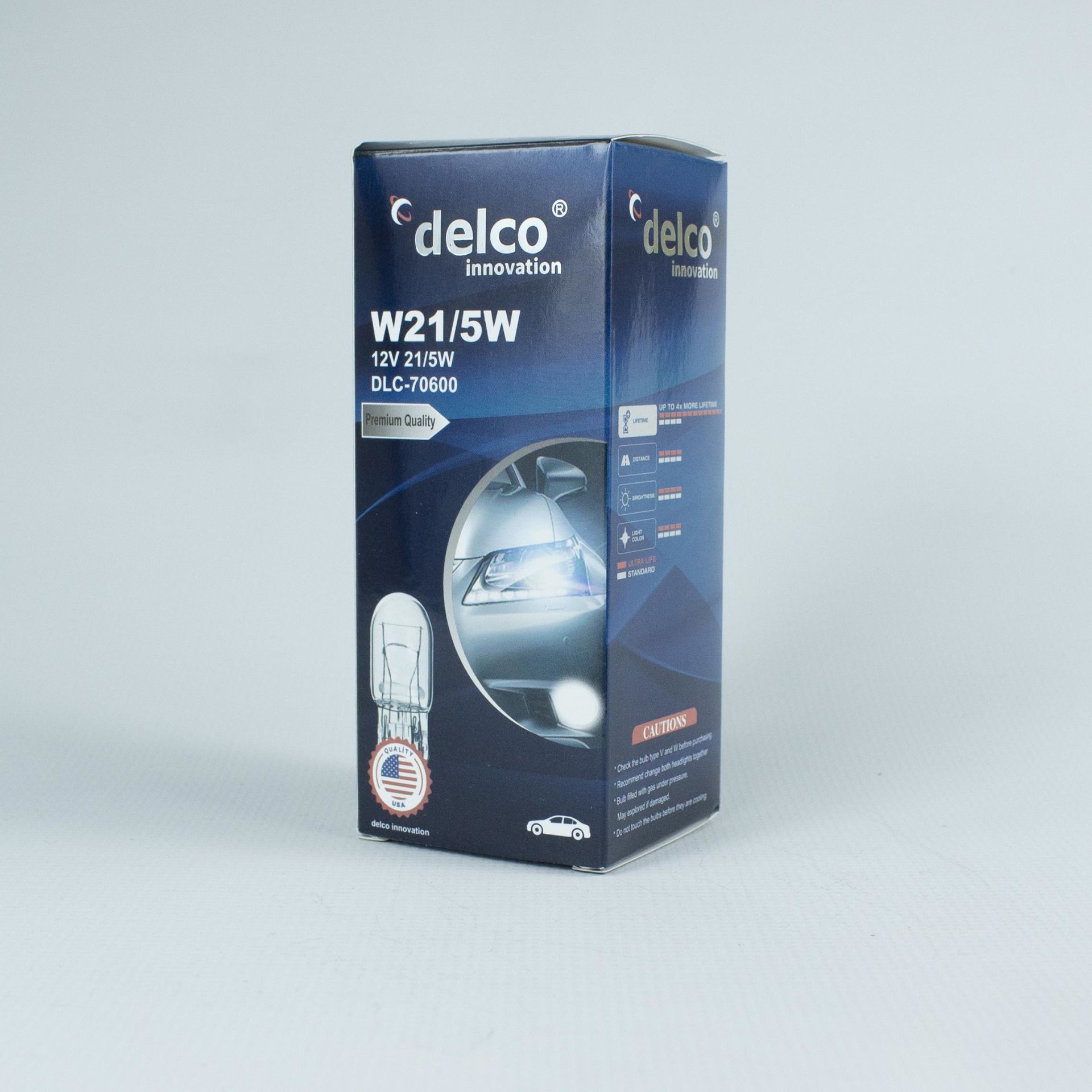 DELCO U.S.A T20 ÇİFT DUY W21/5W HALOGEN AMPUL 12 VOLT 10 ADET