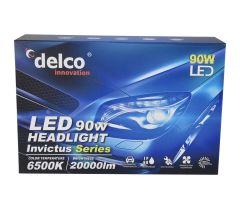 DELCO İNVİCTUS SERİSİ H4 LED XENON HEADLİGHT 20000 LÜMEN 6500K