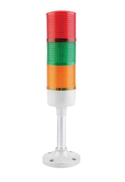 Isıso IS53-3T/W-J 220V Üç Katlı Işıklı Kolon Kırmızı-Yeşil-Sarı