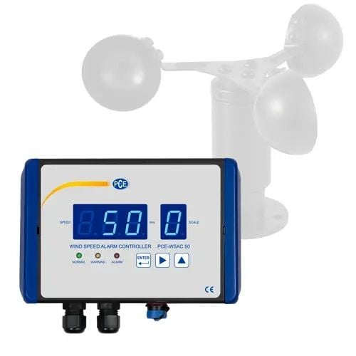 PCE WSAC 50 Anemometre-Rüzgar Uyarı Sistemi