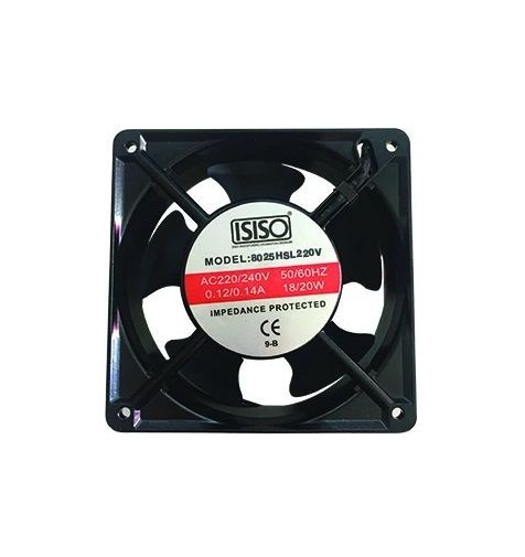 Isıso IF-8025HSL220V 80x80x25 mm 220VAC Fan