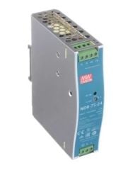 Mean Well NDR-75-24 24VDC 3,2A Ray Tipi Güç Kaynağı