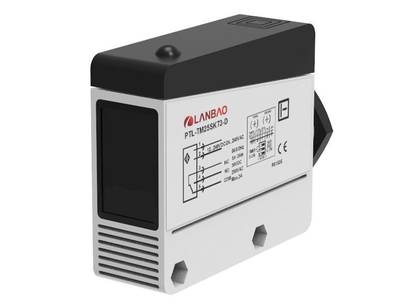 Lanbao PTLT-PM12SK-D Polarize Reflektörlü 12M Algılama Röle Çıkışlı Terminal Bağlantılı Fotoelektrik Sensör