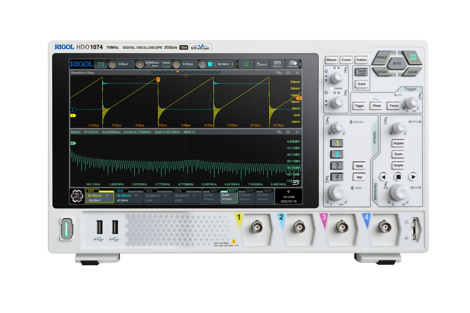 Rigol DHO1074 70MHz 4 Kanallı Dijital Osiloskop