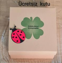Louise Pembe Renk Puantiyeli Şapka 32 cm