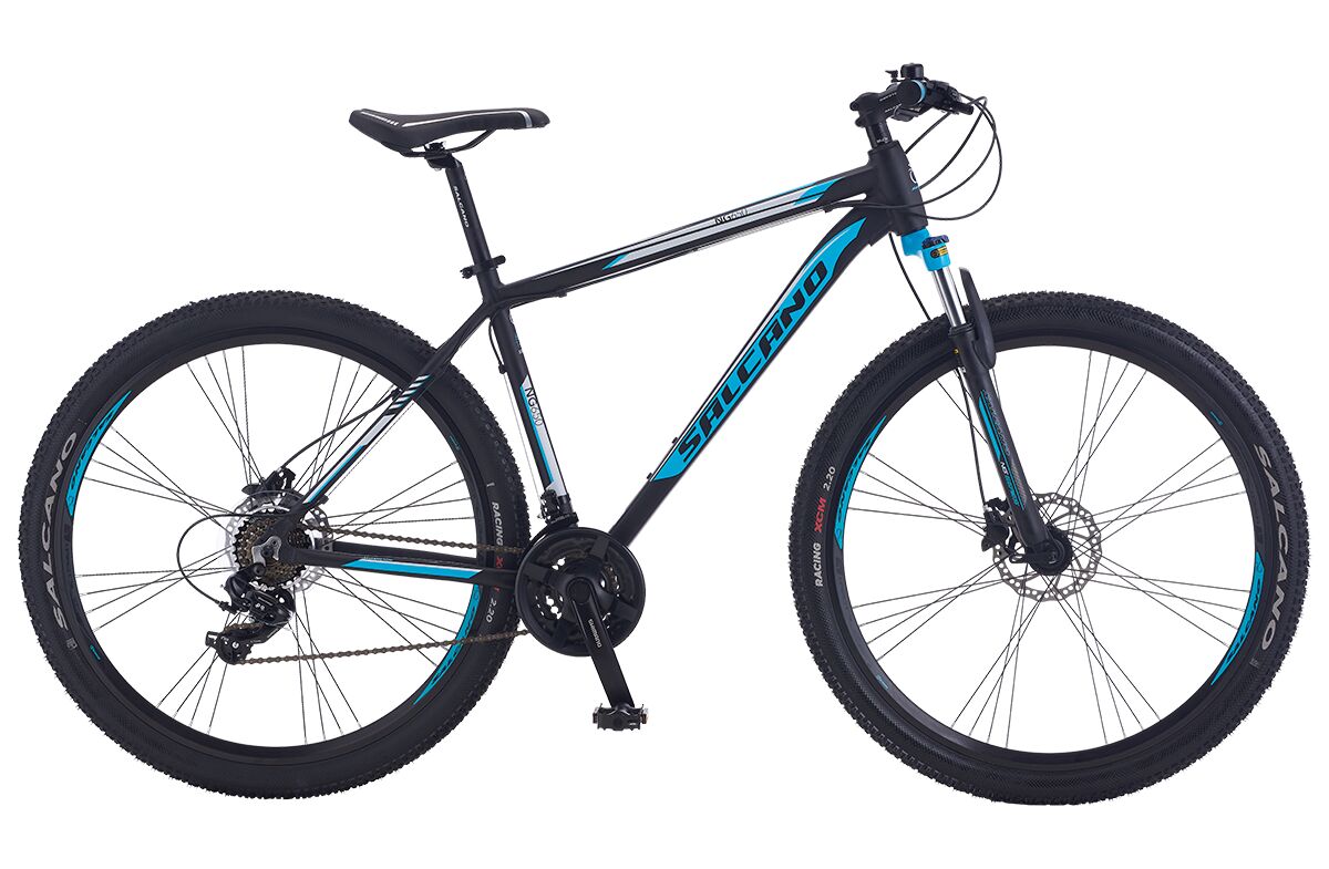 Salcano NG 650 27,5 HD Hidrolik Disk fren 21 Vites Full Shimano Dağ Bisikleti 46cm siyah mavi