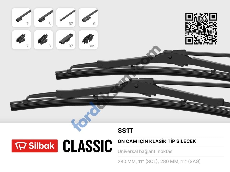 ARKA SILECEK SUPURGESI ( 280 MM ) FIESTA 02>