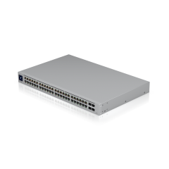 Ubiquiti USW-48-POE | 195W PoE Switch | UniFi, 48x RJ45 1000Mb/s, 32x PoE+, 4x SFP Yönetilebilir Switch