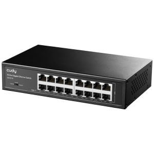 Cudy GS1016 16-Port Gigabit Ethernet Switch Metal Kasa , Rackmount