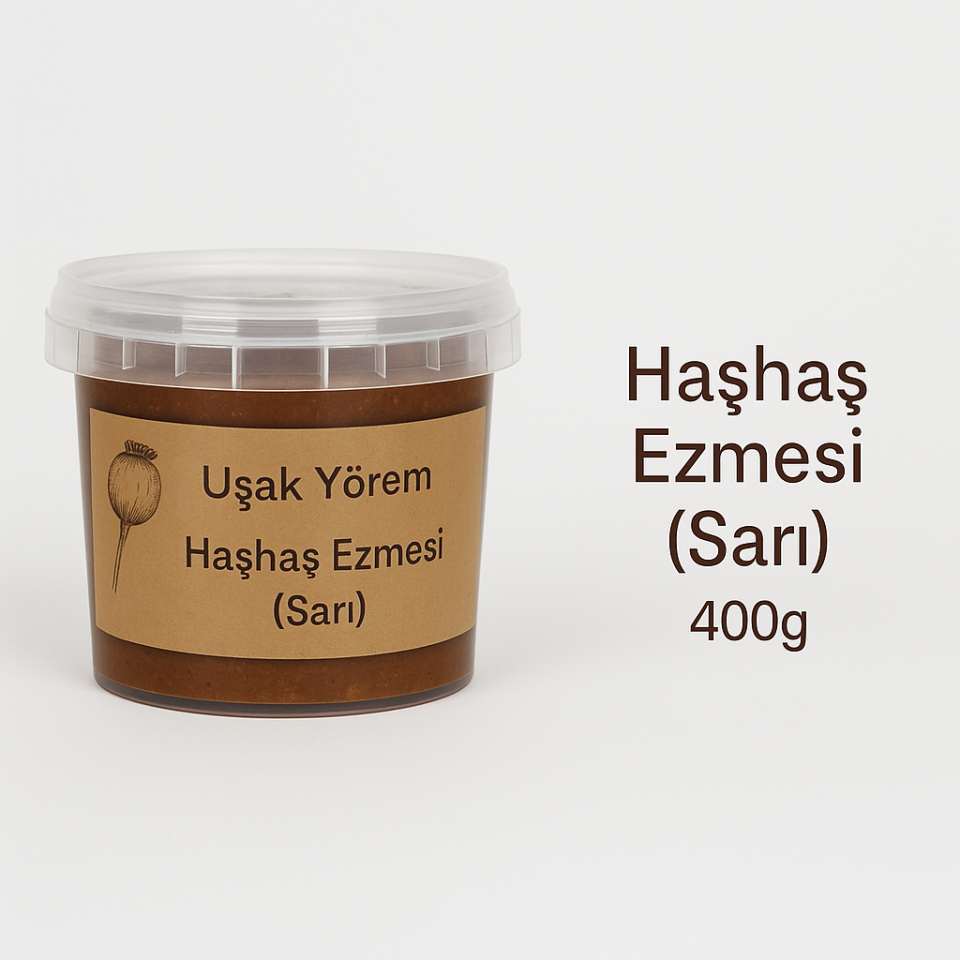 Haşhaş Ezmesi (Sarı) 400g Uşak Yörem