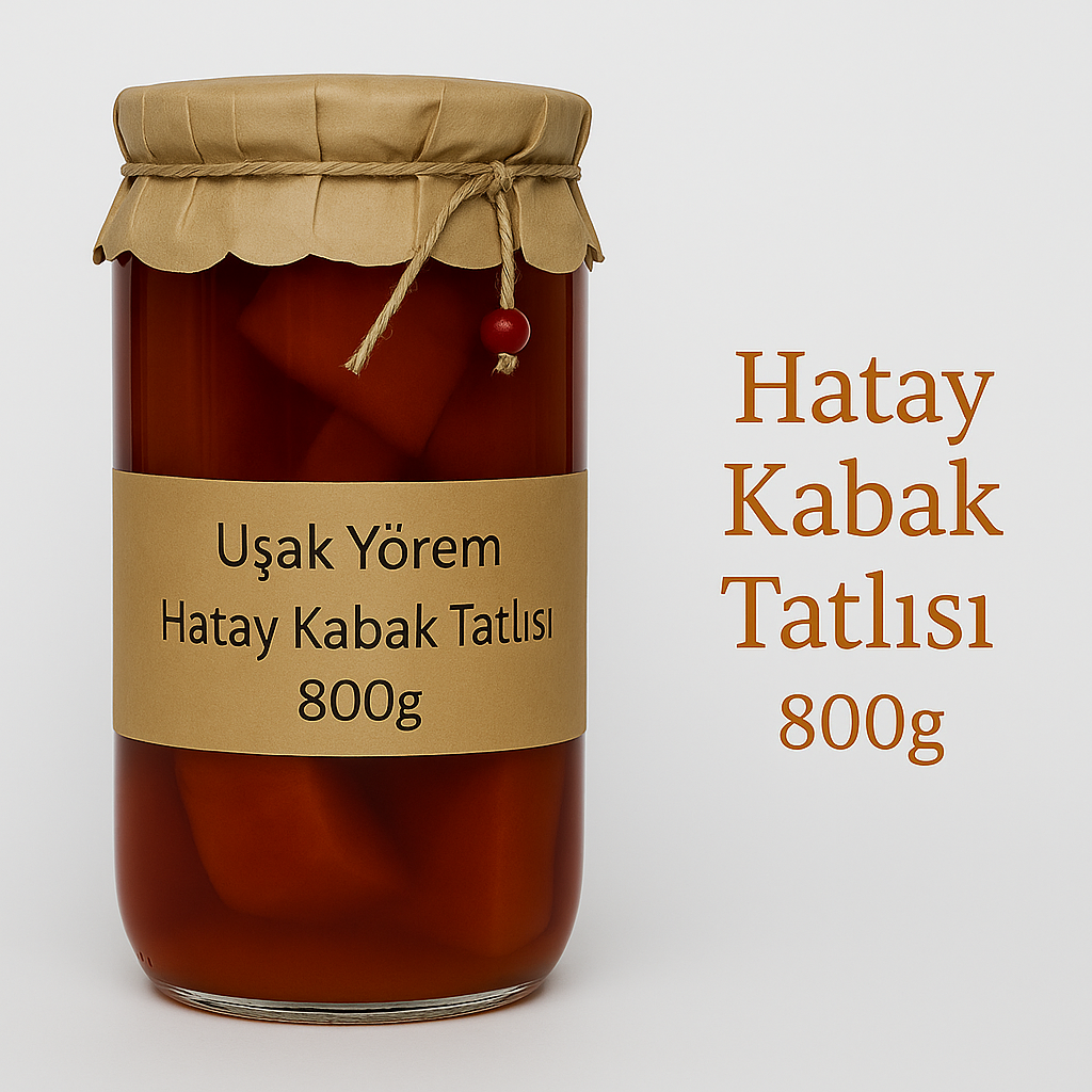 Hatay Çıtır Kabak Tatlısı 800 gram Uşak Yörem