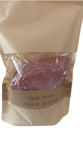 Ev Yapımı Tatlı Gediz Kızılcık Tarhanası 500 gram Uşak Yörem