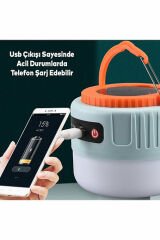 Çadır Kamp Lambası Çok Fonksiyonlu Kamp Feneri Güneş Enerjili (Çok Al Az Öde)