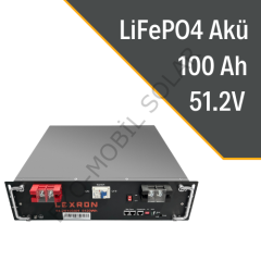 LEXRON 100AH 51.2V PREMIUM SERIES LİTYUM AKÜ