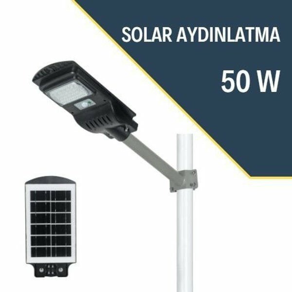 50W Solar Aydınlatma