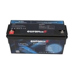 Europlus EPF12200-12.8V 200AH LiFePO4 Bluetooth Akü-4000 Cycle