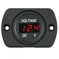 8-32V DC Arası Çalışan Tekli Kulaklı Pano Tip Voltmetre