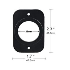 Tekli Pano Tip USB ve Çakmaklık İçin Kulaklı Aparat