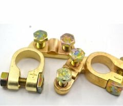 Akü Kutup Başı Terminal Takımı Artı Eksi Set Zamak Alaşım