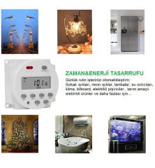 CN101A 220V Programlanabilir Zaman Rölesi