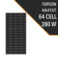 LEXRON 280W HALF CUT TOPCON GÜNEŞ PANELİ