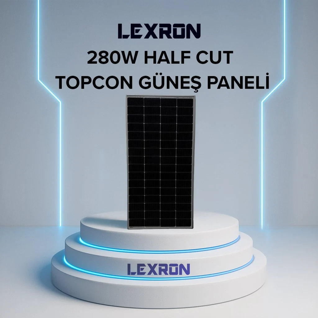 LEXRON 280W HALF CUT TOPCON GÜNEŞ PANELİ