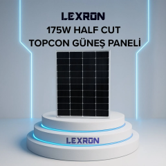 LEXRON 175W HALF CUT TOPCON GÜNEŞ PANELİ