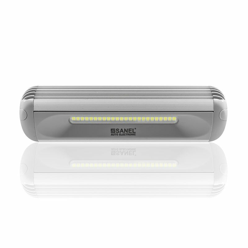 SANEL 12V-24V DC 24 Power LED Lamba Su Geçirmez 1100lm Beyaz Işık Aluminyum Soğutuculu