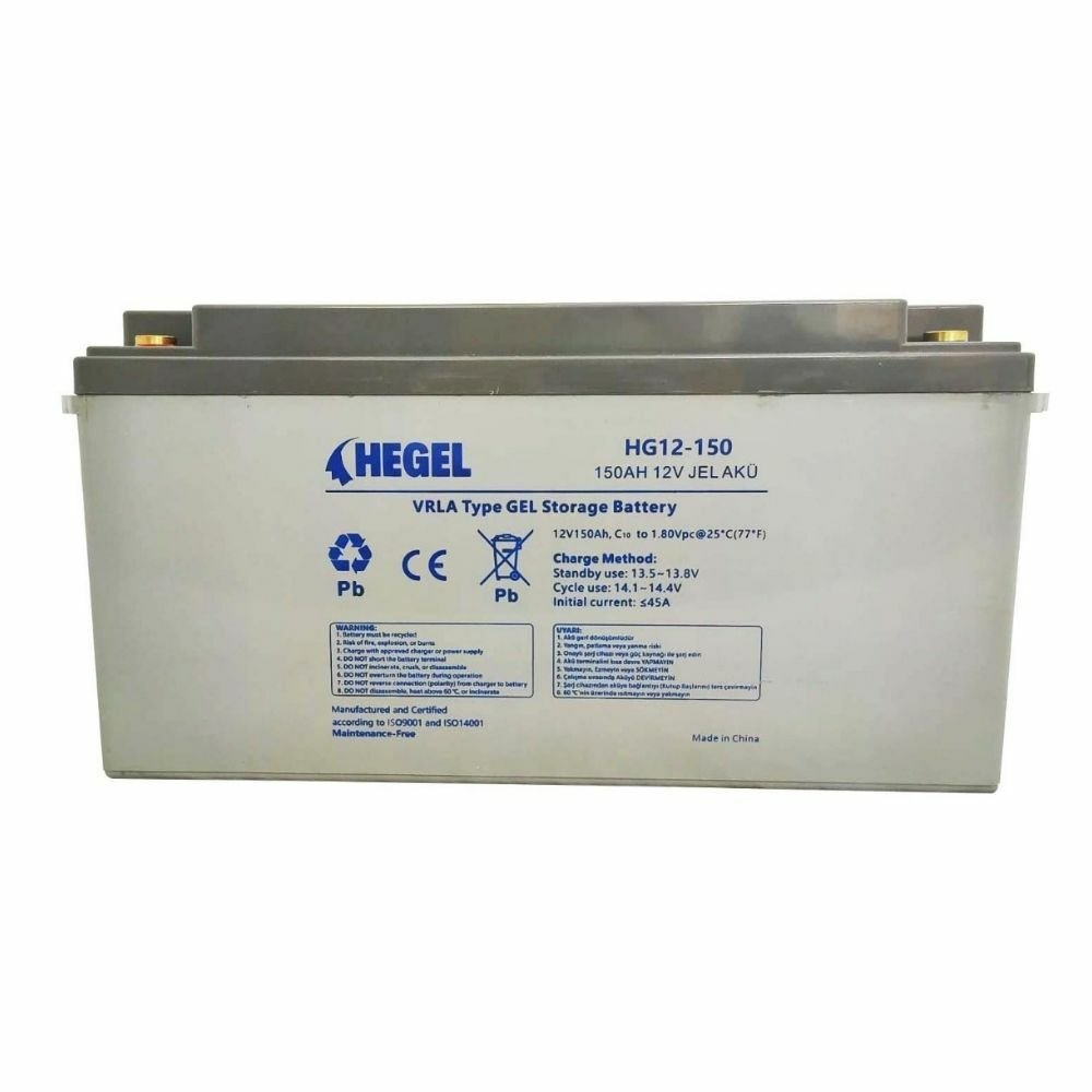 Hegel 150Ah 12V Jel Akü