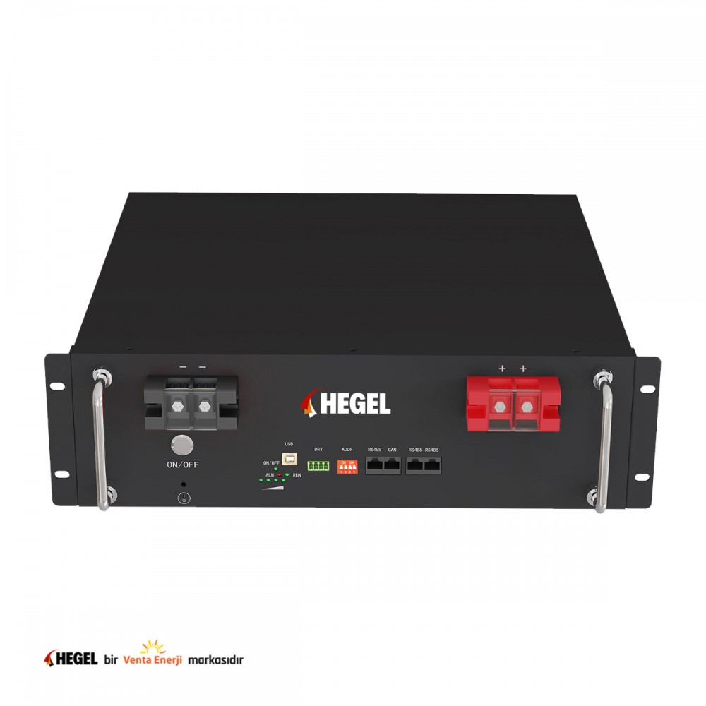 5kW LiFePO4 51.2V 100Ah Kaset Tipi 1C Deşarj - Lityum AkÜ